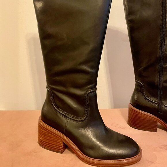 Vince Camuto Vuliann Wide Calf Boot Size 10 - Picture 5 of 9